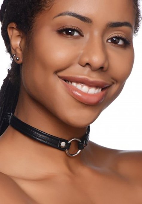 Collier Sex Pet avec anneau métal