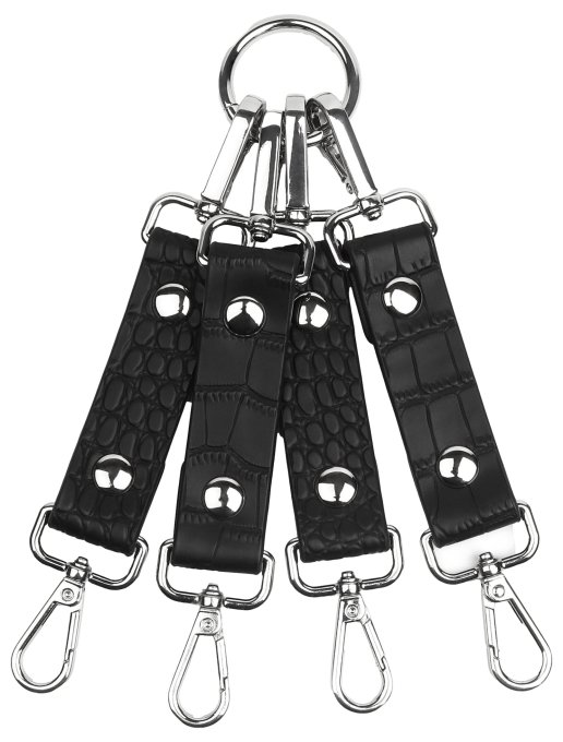 Connecteur de Menottes - Motif Croco Feros Noir