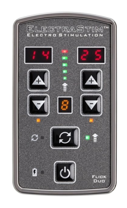 Contrôleur d'électrostimulation ElectraStim Flick Duo 25 intensités
