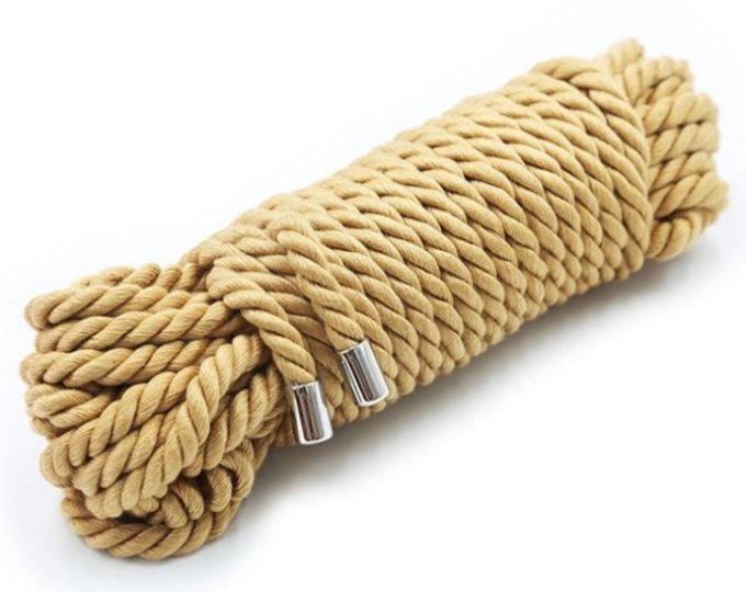 Corde Coton doré 20m