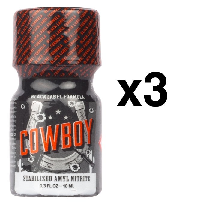 COWBOY BLACK LABEL10ml x3