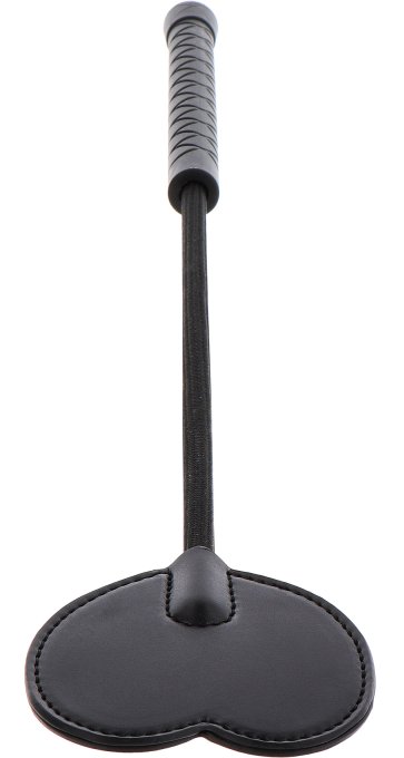 Cravache Black Heart 44cm Noir