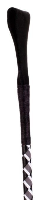 Cravache Nub Neon 72cm Noir-Blanc