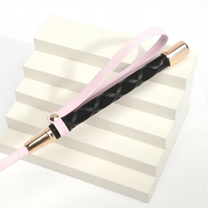 Cravache Patte Pawvelvet Rose 52cm