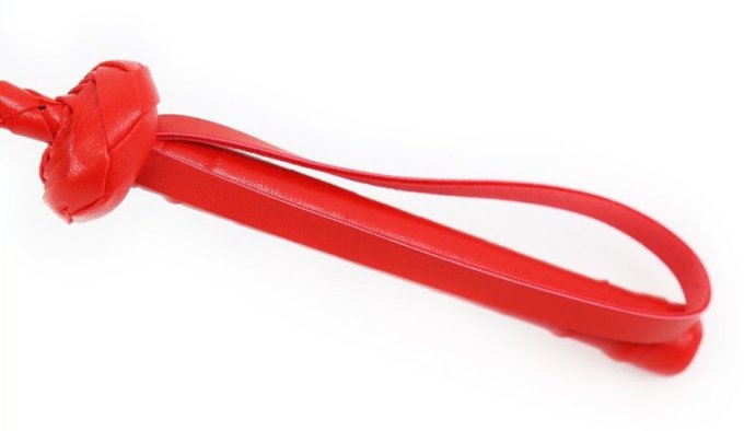 Cravache Trident 65cm Rouge