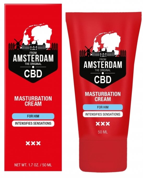 Crème de masturbation au Cbd Amsterdam XXX 50ml