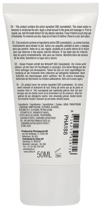 Crème de masturbation Natural CBD 50ml
