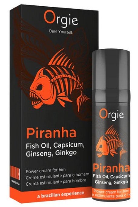 Crème de pénis stimulante Piranha 15ml