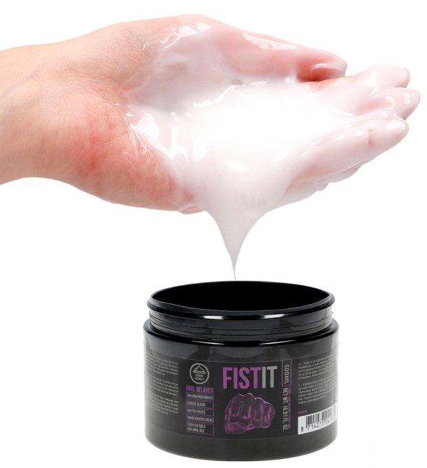 Crème relaxante Anal Relaxer 500 ml - Pot noir