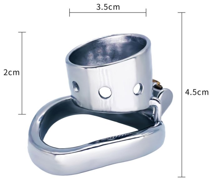 Cylindre de contrainte pour pénis Cylia 5 x 3.4cm