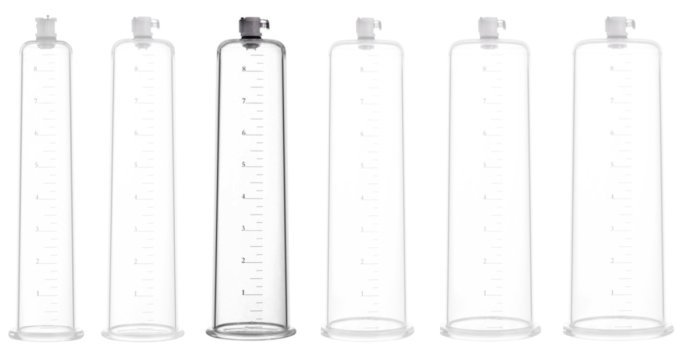 Cylindre Pompe à Pénis Clearpump L 23 x 5.7cm