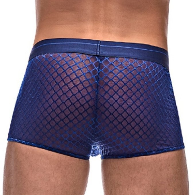 Boxer DIAMOND MESH Bleu