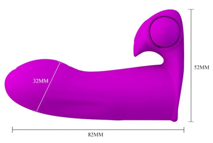 Doigt Vibrant Maxwell Pretty Love Violet