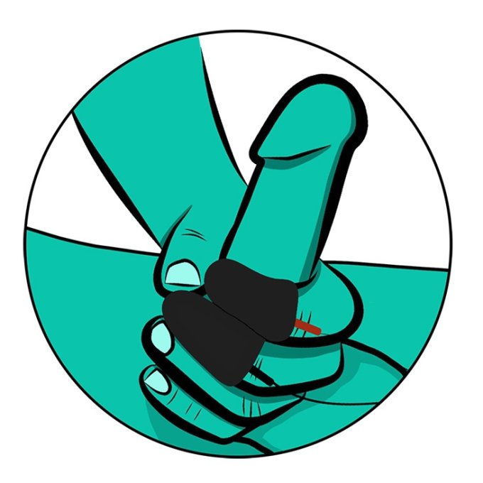 Doigts d'électrostimulation Explorer ElectraStim 5.5 x 3cm