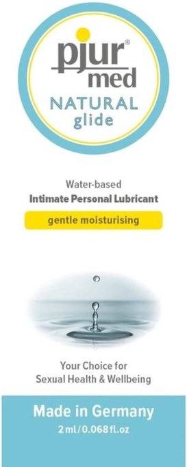 Dosette Lubrifiant Eau Natural Glide Pjur 2ml