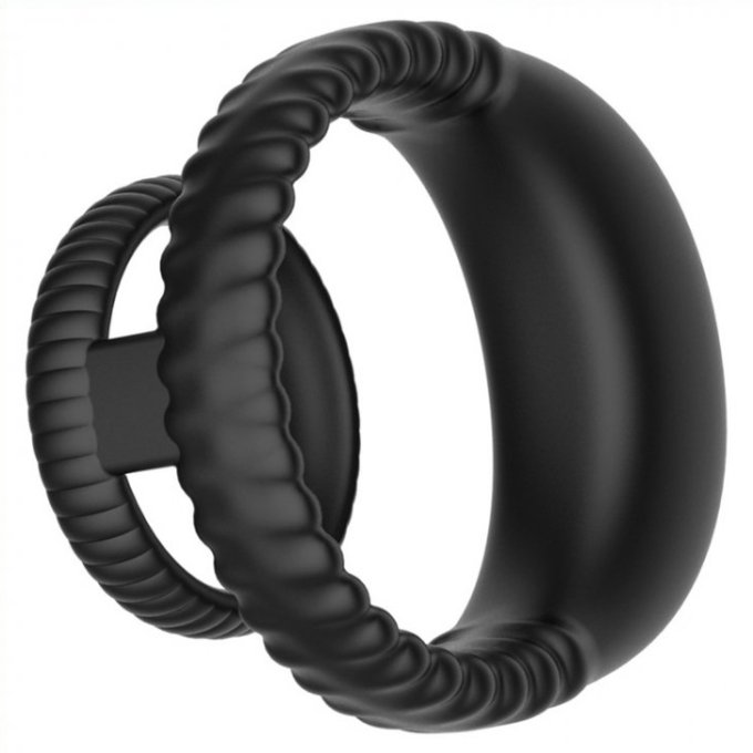 Double Cockring Vibrant Janus