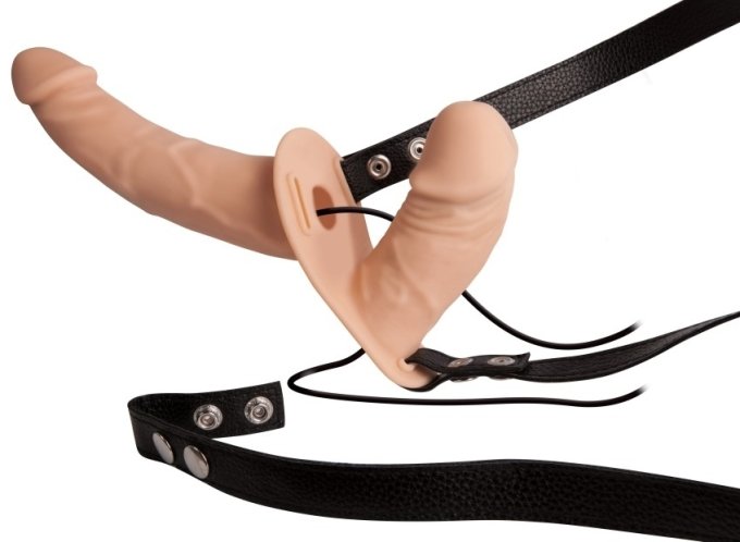 Double Gode Ceinture Vibrant Double Thruster 17 x 4cm Chair