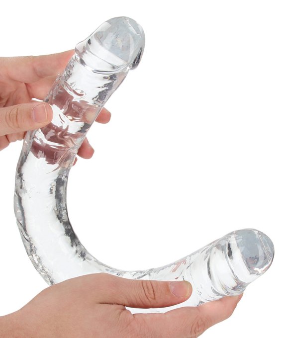 Double Gode CRYSTALDONG 45 x 4.3cm Transparent