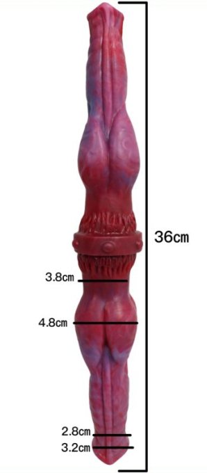 Double gode Duo Dragon 35 x 4.8cm