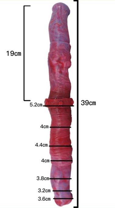 Double gode Duo Ended 39 x 4.4cm