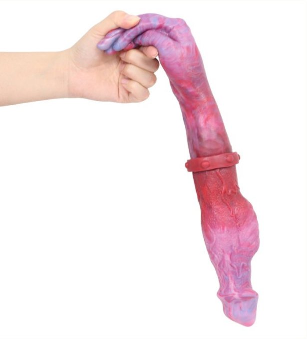 Double gode Duo Hand Monster 42 x 6cm