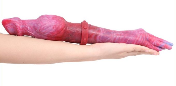 Double gode Duo Hand Monster 42 x 6cm