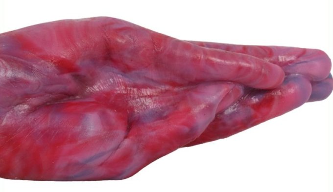 Double gode Duo Hand Monster 42 x 6cm
