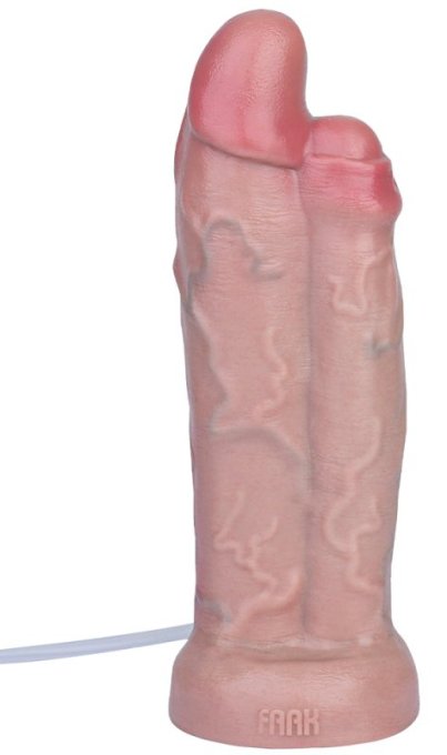Double Gode Éjaculateur Dubdick 18 x 6.1cm