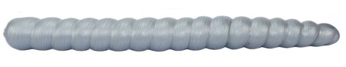 Double Gode Narvax 52 x 5.2cm Gris