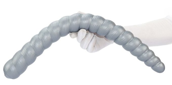 Double Gode Narvax 52 x 5.2cm Gris