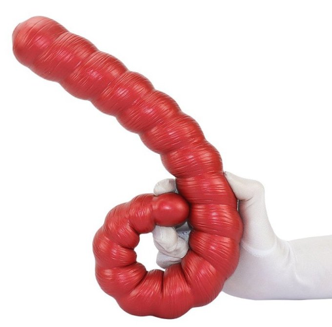 Double Gode Narvax 52 x 5.2cm Rouge