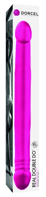 Double Gode Real Double Do Magenta 42 x 4 cm