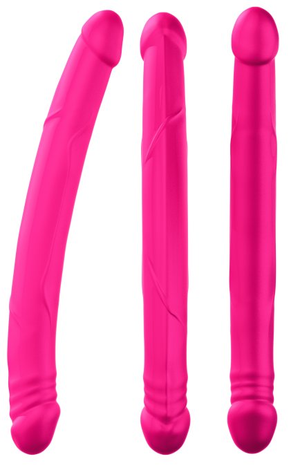 Double Gode Real Double Do Magenta 42 x 4 cm