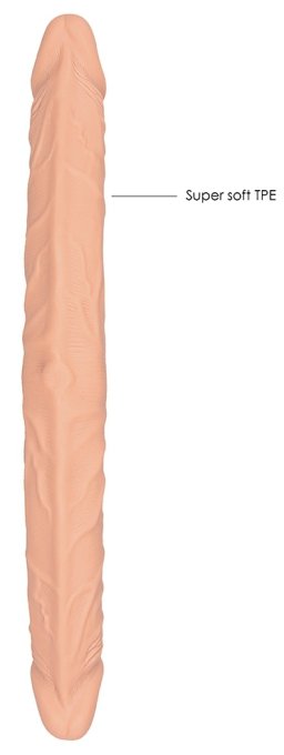 Double gode Realrock 36 x 4.4cm Flesh