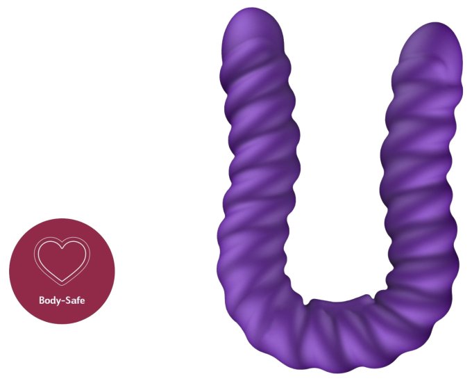 Double gode vibrant Wormsnake 16 x 3cm