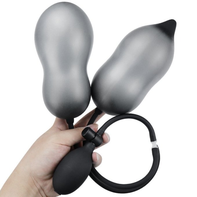 Double Plug gonflable Dualass 7.5 x 2.5cm
