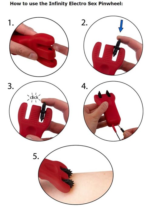 Double Roue à picots Electrostim Infinity