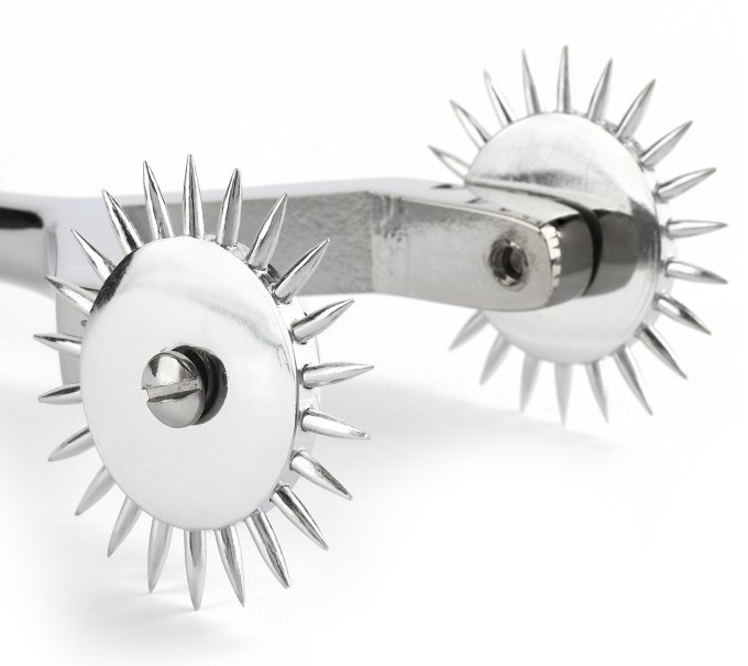 Double roue à picots Twin Wartenberg 17cm