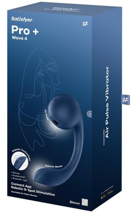 Double Stimulateur Connecté Pro+ Wave 4 15 x 3.5cm