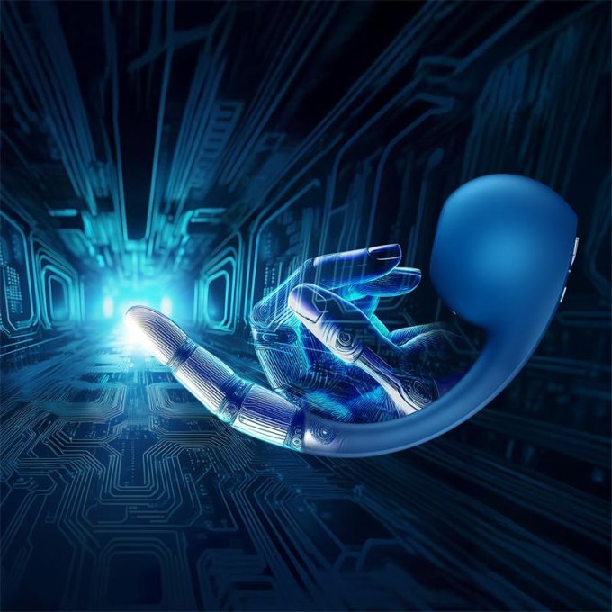 Double Stimulateur Connecté Pro+ Wave 4 15 x 3.5cm