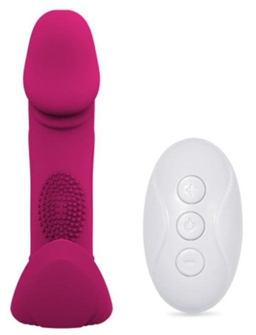 Double stimulateur Doblevibes rose 11 x 3cm