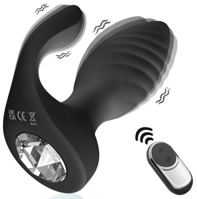 Plug Vibrant Curved Conik 8 x 3.5cm Noir