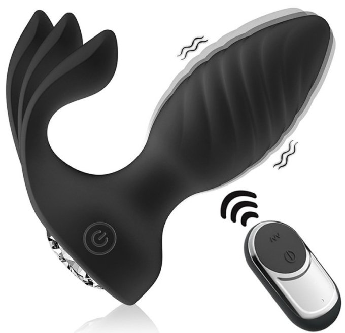 Plug Vibrant Curved Conik 8 x 3.5cm Noir