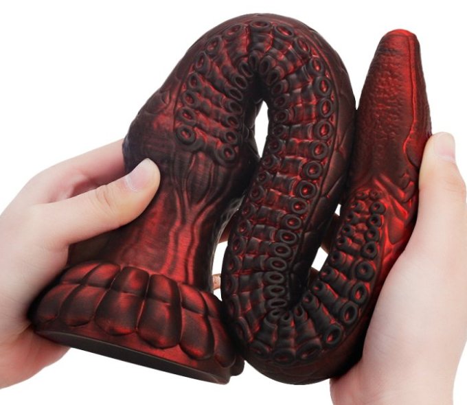 Gode Heelix M 38 x 5.5 cm Rouge