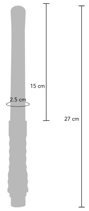 Embout de lavement The Geyser 15 x 2cm