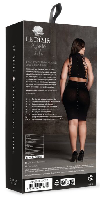 Ensemble 2 Pièces Grande Taille Kala Noir