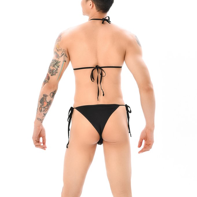 Ensemble Mankini Sumiro 2 Pièces Noir