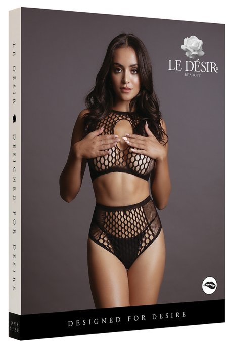 Ensemble Net Key Hole Noir