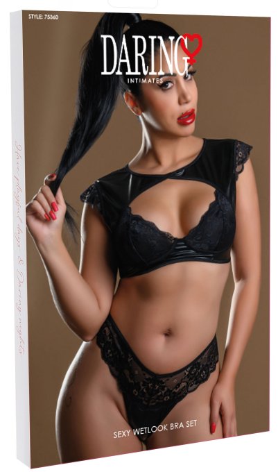 Ensemble Soutien-Gorge et String Noelia Noir