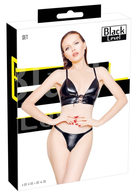 Ensemble VINYL BRA Noir